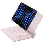 غطاء جلد للوحة مفاتيح بلوتوث مع لوحة لمس، لجهاز iPad Air 11 2025 / 2024 / Pro 11 2022
