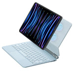 غطاء جلد للوحة مفاتيح بلوتوث مع لوحة لمس، لجهاز iPad Air 11 2025 / 2024 / Pro 11 2022