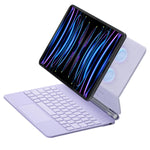 غطاء جلد للوحة مفاتيح بلوتوث مع لوحة لمس، لجهاز iPad Air 11 2025 / 2024 / Pro 11 2022