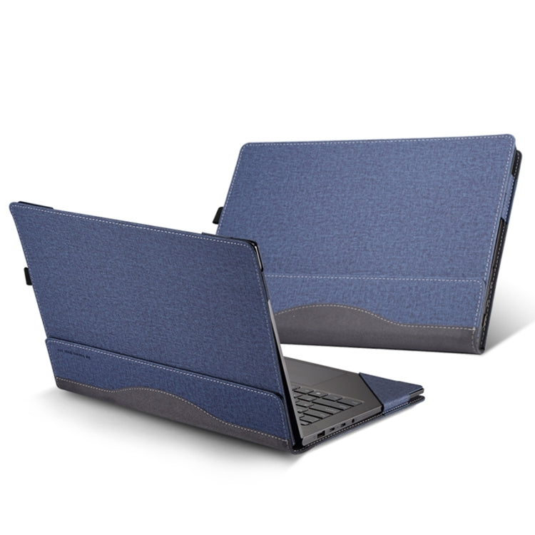 حافظة لابتوب من الجلد مقاومة للصدمات، لـ HP Pavilion Book Pro 16 بوصة 16-ab، لـ HP OmniBook 7 لابتوب 16-az / 16t-az، لـ HP OmniBook 7 17.3 بوصة 17-dc، لـ HP OmniBook 7 Flip 16 بوصة 16-au، لـ HP EliteBook 860 / 865 G11 16 بوصة