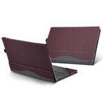 حافظة لابتوب من الجلد مقاومة للصدمات، لـ HP Pavilion Book Pro 16 بوصة 16-ab، لـ HP OmniBook 7 لابتوب 16-az / 16t-az، لـ HP OmniBook 7 17.3 بوصة 17-dc، لـ HP OmniBook 7 Flip 16 بوصة 16-au، لـ HP EliteBook 860 / 865 G11 16 بوصة