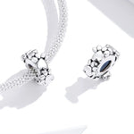 إكسسوارات سوار خرز على شكل قلب من الفضة الإسترلينية S925 خرز منفصل آثار حب خرز مفكك
