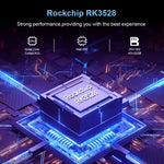 جهاز تلفاز أندرويد HK1 RBOX D8 RK3528 بنظام Android 13.0 رباعي النواة بدقة 8K HD وواي فاي 6 وبلوتوث، 2GB+16GB، 4GB+32GB