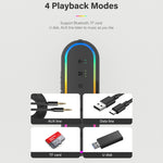 مكبر صوت لاسلكي Xdobo X8 III BT5.3 IPX7 مع إضاءة RGB، يدعم بلوتوث/بطاقة TF/USB/AUX، X8 III
