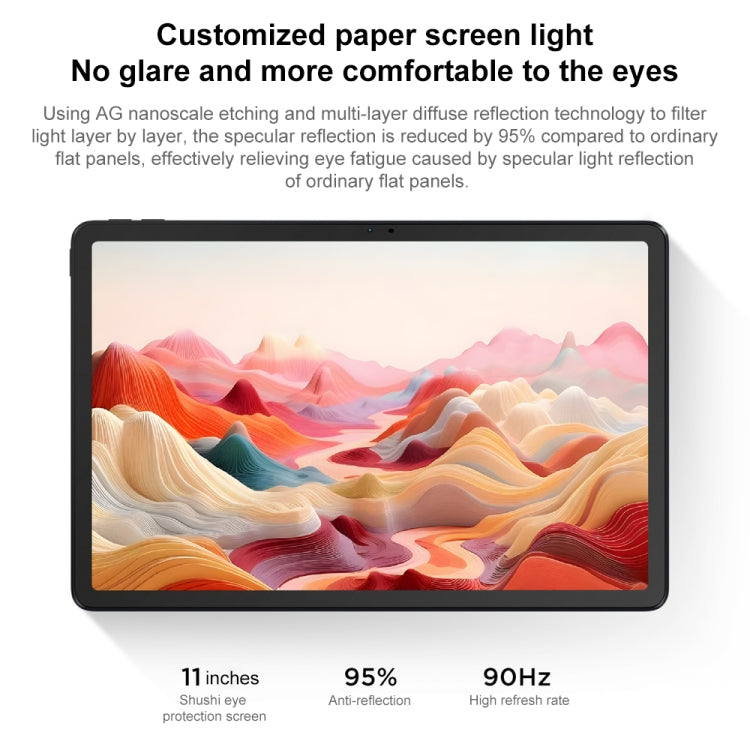 جهاز لوحي Lenovo Xiaoxin Pad 2024 بشاشة تشبه الورق، نسخة تعليمية، شاشة 11 بوصة، واي فاي، أندرويد 13، معالج Qualcomm Snapdragon 685 ثماني النواة، يدعم التعرف على الوجه، النسخة التعليمية
