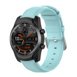 سوار جلد بمشبك ذيل دائري مقاس 22مم، لساعات Ticwatch Pro 2020، وللساعات Huawei Watch GT2E، وللساعات Samsung Galaxy Watch 3 مقاس 45مم