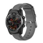 سوار جلد بمشبك ذيل دائري مقاس 22مم، لساعات Ticwatch Pro 2020، وللساعات Huawei Watch GT2E، وللساعات Samsung Galaxy Watch 3 مقاس 45مم