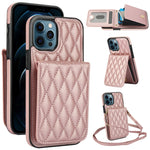 حقيبة بطاقات كروس بودي بشكل معين مع حماية RFID لحافظة الهاتف، لهاتف iPhone 14 Pro Max، لهاتف iPhone 13 Pro Max، لهاتف iPhone 13 Pro، لهاتف iPhone 13، لهاتف iPhone 12 / 12 Pro، لهاتف iPhone 12 Pro Max، لهاتف iPhone 11 Pro Max، لهاتف iPhone 11