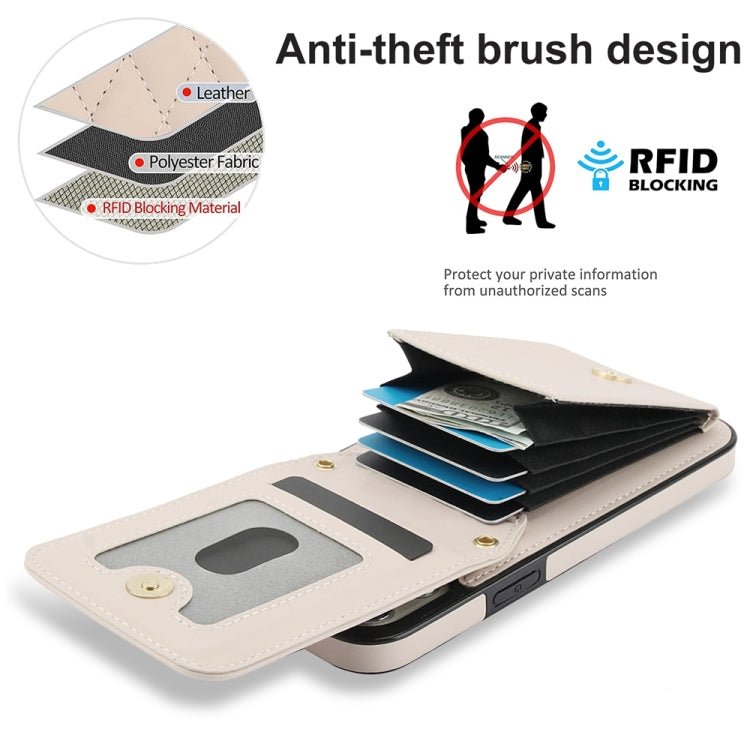 حقيبة بطاقات كروس بودي بشكل معين مع حماية RFID لحافظة الهاتف، لهاتف iPhone 11 Pro