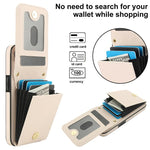 حقيبة بطاقات كروس بودي بشكل معين مع حماية RFID لحافظة الهاتف، لهواتف iPhone 16e / 17e، لهاتف iPhone 17 Pro Max، لهاتف iPhone 17 Pro، لهاتف iPhone 17، لهاتف iPhone Air، لهاتف iPhone 16 Pro Max، لهاتف iPhone 16 Pro، لهاتف iPhone 16 Plus