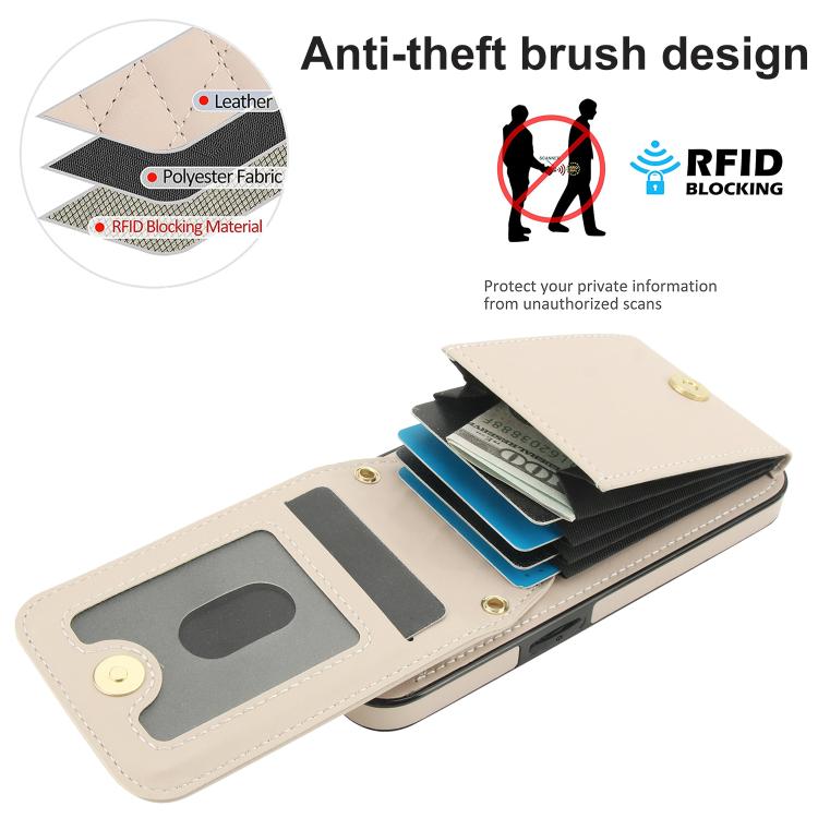 حقيبة بطاقات كروس بودي بشكل معين مع حماية RFID لحافظة الهاتف، لهواتف iPhone 16e / 17e، لهاتف iPhone 17 Pro Max، لهاتف iPhone 17 Pro، لهاتف iPhone 17، لهاتف iPhone Air، لهاتف iPhone 16 Pro Max، لهاتف iPhone 16 Pro، لهاتف iPhone 16 Plus