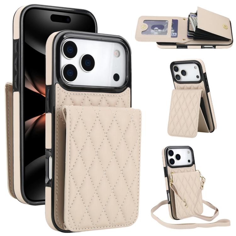 حقيبة بطاقات كروس بودي بشكل معين مع حماية RFID لحافظة الهاتف، لهواتف iPhone 16e / 17e، لهاتف iPhone 17 Pro Max، لهاتف iPhone 17 Pro، لهاتف iPhone 17، لهاتف iPhone Air، لهاتف iPhone 16 Pro Max، لهاتف iPhone 16 Pro، لهاتف iPhone 16 Plus