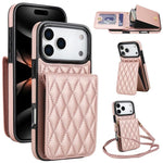 حقيبة بطاقات كروس بودي بشكل معين مع حماية RFID لحافظة الهاتف، لهواتف iPhone 16e / 17e، لهاتف iPhone 17 Pro Max، لهاتف iPhone 17 Pro، لهاتف iPhone 17، لهاتف iPhone Air، لهاتف iPhone 16 Pro Max، لهاتف iPhone 16 Pro، لهاتف iPhone 16 Plus