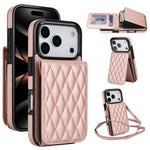 حقيبة بطاقات كروس بودي بشكل معين مع حماية RFID لحافظة الهاتف، لهواتف iPhone 16e / 17e، لهاتف iPhone 17 Pro Max، لهاتف iPhone 17 Pro، لهاتف iPhone 17، لهاتف iPhone Air، لهاتف iPhone 16 Pro Max، لهاتف iPhone 16 Pro، لهاتف iPhone 16 Plus