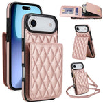 حقيبة بطاقات كروس بودي بشكل معين مع حماية RFID لحافظة الهاتف، لهواتف iPhone 16e / 17e، لهاتف iPhone 17 Pro Max، لهاتف iPhone 17 Pro، لهاتف iPhone 17، لهاتف iPhone Air، لهاتف iPhone 16 Pro Max، لهاتف iPhone 16 Pro، لهاتف iPhone 16 Plus