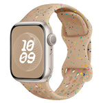 سوار ساعة من السيليكون بنمط تمويه مع إبزيم فراشة بنمط ثقوب، لسلسلة Apple Watch Ultra 2 مقاس 49مم، لسلسلة Apple Watch 9 مقاس 45مم، لسلسلة Apple Watch 9 مقاس 41مم، لسلسلة Apple Watch Ultra مقاس 49مم