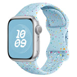 سوار ساعة من السيليكون بنمط تمويه مع إبزيم فراشة بنمط ثقوب، لسلسلة Apple Watch 2 مقاس 42مم، لسلسلة Apple Watch 2 مقاس 38مم، لسلسلة Apple Watch مقاس 42مم، لسلسلة Apple Watch مقاس 38مم
