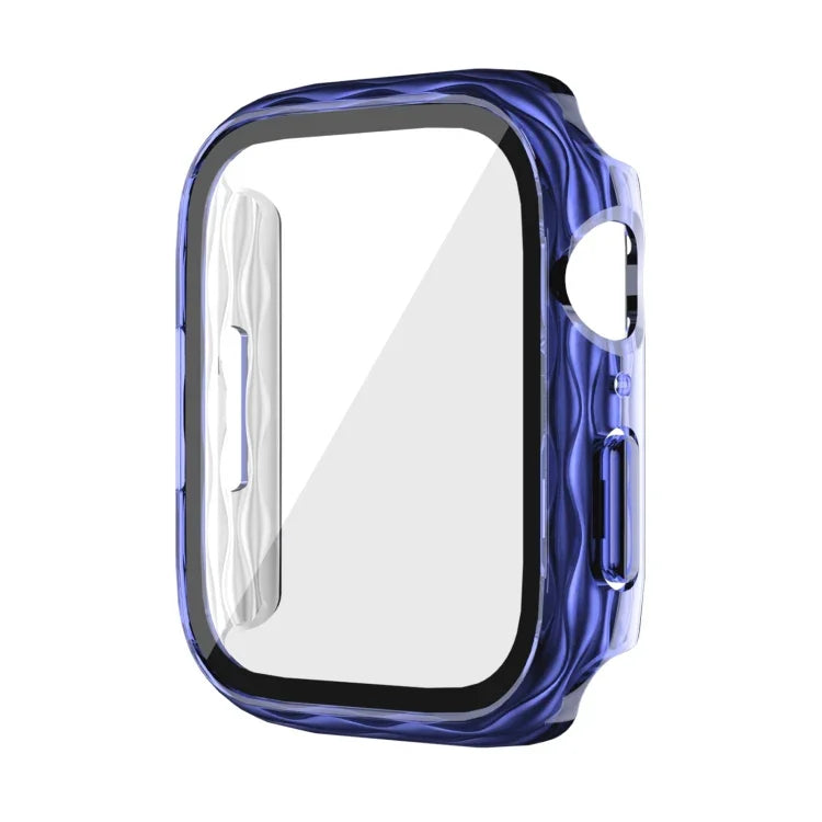 حافظة واقية من الزجاج المقسى الهجين 2 في 1 للكمبيوتر، لسلسلة Apple Watch 6 / 5 / 4 / SE مقاس 44مم، لسلسلة Apple Watch 6 / 5 / 4 / SE مقاس 40مم، لسلسلة Apple Watch 9 / 8 / 7 مقاس 45مم، لسلسلة Apple Watch 9 / 8 / 7 مقاس 41مم