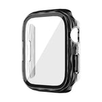 حافظة واقية من الزجاج المقسى الهجين 2 في 1 للكمبيوتر، لسلسلة Apple Watch 6 / 5 / 4 / SE مقاس 44مم، لسلسلة Apple Watch 6 / 5 / 4 / SE مقاس 40مم، لسلسلة Apple Watch 9 / 8 / 7 مقاس 45مم، لسلسلة Apple Watch 9 / 8 / 7 مقاس 41مم