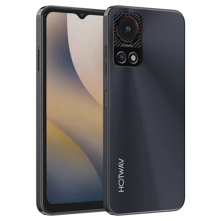 HOTWAV Note 13، التعرف على بصمة الإصبع الجانبية، شاشة 6.6 بوصة أندرويد 13 معالج T606 ثماني النواة حتى 1.6 جيجاهرتز، الشبكة: 4G، OTG، 4GB+128GB