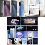 HOTWAV Note 13، التعرف على بصمة الإصبع الجانبية، شاشة 6.6 بوصة أندرويد 13 معالج T606 ثماني النواة حتى 1.6 جيجاهرتز، الشبكة: 4G، OTG، 4GB+128GB