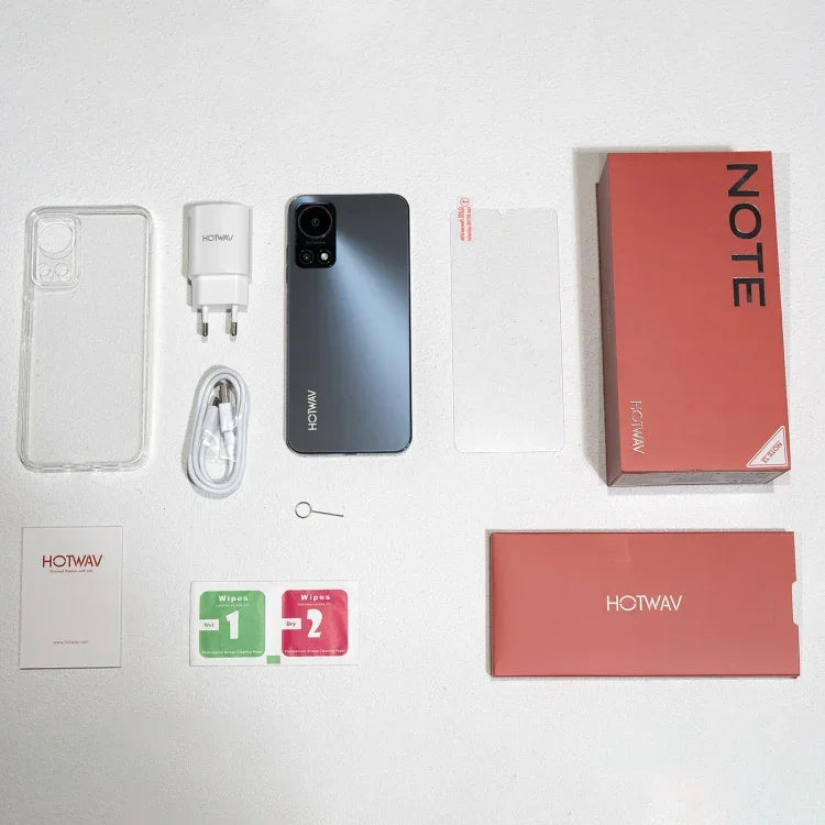 HOTWAV Note 13، التعرف على بصمة الإصبع الجانبية، شاشة 6.6 بوصة أندرويد 13 معالج T606 ثماني النواة حتى 1.6 جيجاهرتز، الشبكة: 4G، OTG، 4GB+128GB
