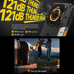 Ulefone Armor 26 Ultra هاتف متين، شاشة 6.78 بوصة أندرويد 13 معالج MediaTek Dimensity 8020 ثماني النواة، الشبكة: 5G، NFC، 12GB+512GB