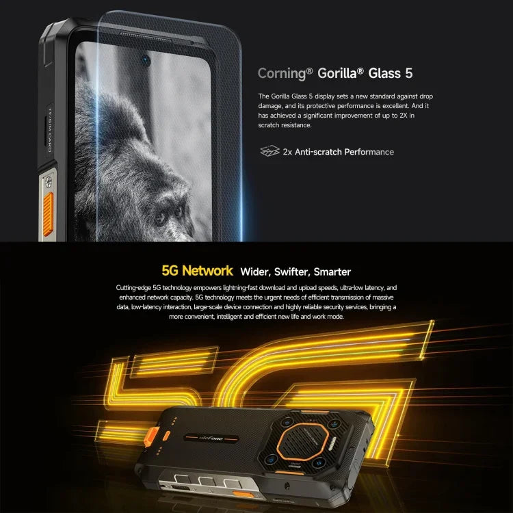 Ulefone Armor 26 Ultra نسخة جهاز اتصال لاسلكي (واكي-توكي) هاتف متين، شاشة 6.78 بوصة أندرويد 13 معالج MediaTek Dimensity 8020 ثماني النواة، الشبكة: 5G، NFC، 12GB+512GB نسخة جهاز اتصال لاسلكي