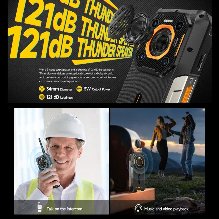 Ulefone Armor 26 Ultra نسخة جهاز اتصال لاسلكي (واكي-توكي) هاتف متين، شاشة 6.78 بوصة أندرويد 13 معالج MediaTek Dimensity 8020 ثماني النواة، الشبكة: 5G، NFC، 12GB+512GB نسخة جهاز اتصال لاسلكي