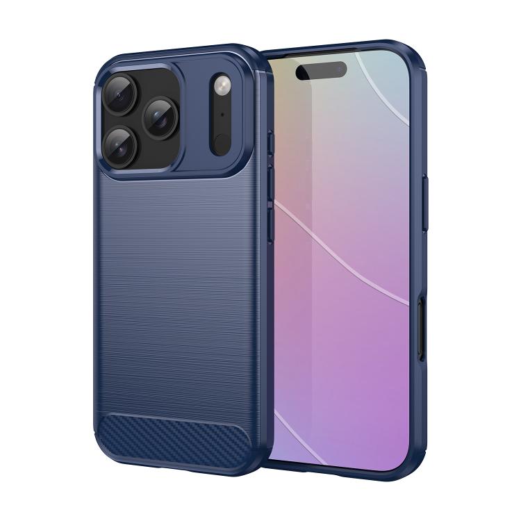 حافظة هاتف TPU بنسيج ألياف الكربون المصقول، لهواتف iPhone 17e / 16e، لهاتف iPhone 17 Pro Max، لهاتف iPhone 17 Pro، لهاتف iPhone 17، لهاتف iPhone Air، لهاتف iPhone 16 Pro Max، لهاتف iPhone 16 Pro، لهاتف iPhone 16 Plus، لهاتف iPhone 16