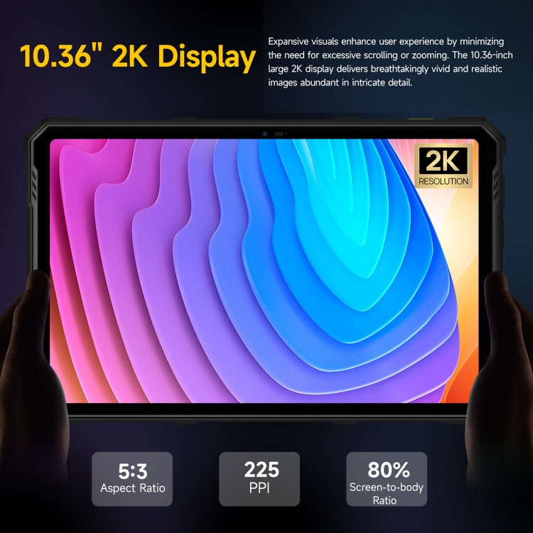 جهاز لوحي متين Ulefone Armor Pad 3 Pro، شاشة 10.36 بوصة، أندرويد 13، معالج MediaTek MT8788 ثماني النواة، شبكة 4G، قابس الاتحاد الأوروبي، Armor Pad 3 Pro