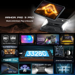 جهاز لوحي متين Ulefone Armor Pad 3 Pro، شاشة 10.36 بوصة، أندرويد 13، معالج MediaTek MT8788 ثماني النواة، شبكة 4G، قابس الاتحاد الأوروبي، Armor Pad 3 Pro