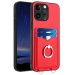 حافظة هاتف مع حامل بطاقة وخاتم R20، لهاتف iPhone 17 Pro Max، لهاتف iPhone 17 Pro، لهاتف iPhone 17، لهاتف iPhone Air، لهاتف iPhone 15 Pro Max، لهاتف iPhone 15 Pro، لهاتف iPhone 15 Plus، لهاتف iPhone 15