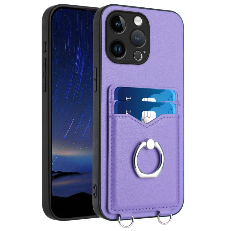 حافظة هاتف مع حامل بطاقة وخاتم R20، لهاتف iPhone 17 Pro Max، لهاتف iPhone 17 Pro، لهاتف iPhone 17، لهاتف iPhone Air، لهاتف iPhone 15 Pro Max، لهاتف iPhone 15 Pro، لهاتف iPhone 15 Plus، لهاتف iPhone 15