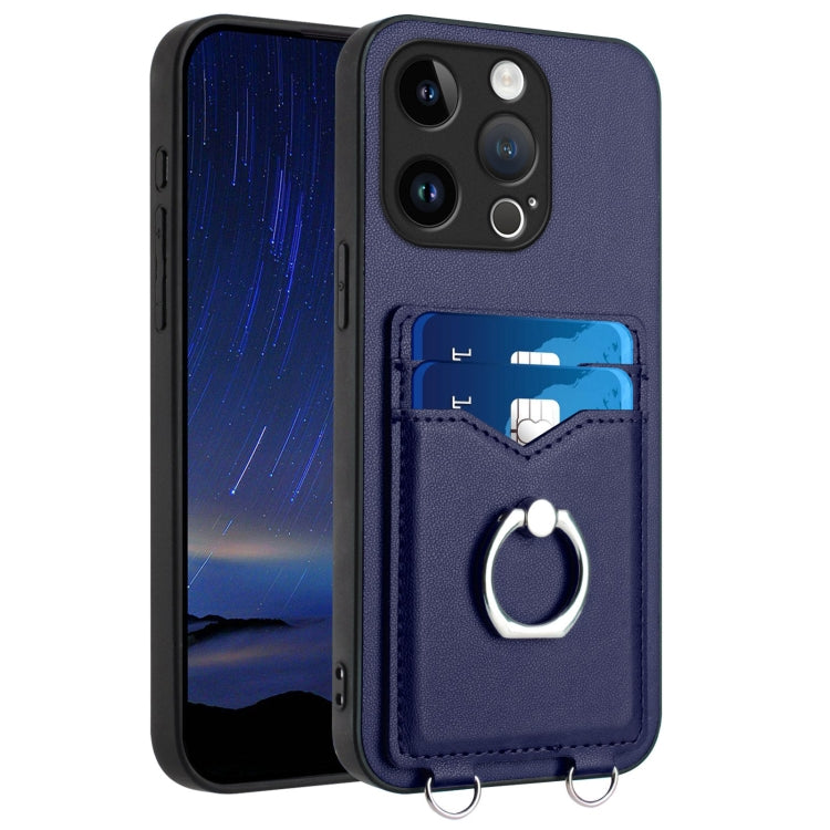 حافظة هاتف مع حامل بطاقة وخاتم R20، لهاتف iPhone 17 Pro Max، لهاتف iPhone 17 Pro، لهاتف iPhone 17، لهاتف iPhone Air، لهاتف iPhone 15 Pro Max، لهاتف iPhone 15 Pro، لهاتف iPhone 15 Plus، لهاتف iPhone 15