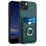 حافظة هاتف مع حامل بطاقة وخاتم R20، لهاتف iPhone 17 Pro Max، لهاتف iPhone 17 Pro، لهاتف iPhone 17، لهاتف iPhone Air، لهاتف iPhone 15 Pro Max، لهاتف iPhone 15 Pro، لهاتف iPhone 15 Plus، لهاتف iPhone 15