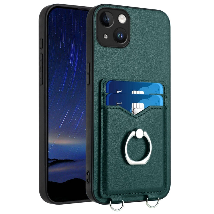 حافظة هاتف مع حامل بطاقة وخاتم R20، لهاتف iPhone 17 Pro Max، لهاتف iPhone 17 Pro، لهاتف iPhone 17، لهاتف iPhone Air، لهاتف iPhone 15 Pro Max، لهاتف iPhone 15 Pro، لهاتف iPhone 15 Plus، لهاتف iPhone 15