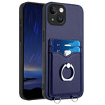 حافظة هاتف مع حامل بطاقة وخاتم R20، لهاتف iPhone 17 Pro Max، لهاتف iPhone 17 Pro، لهاتف iPhone 17، لهاتف iPhone Air، لهاتف iPhone 15 Pro Max، لهاتف iPhone 15 Pro، لهاتف iPhone 15 Plus، لهاتف iPhone 15