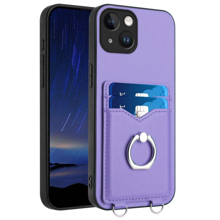 حافظة هاتف مع حامل بطاقة وخاتم R20، لهاتف iPhone 17 Pro Max، لهاتف iPhone 17 Pro، لهاتف iPhone 17، لهاتف iPhone Air، لهاتف iPhone 15 Pro Max، لهاتف iPhone 15 Pro، لهاتف iPhone 15 Plus، لهاتف iPhone 15