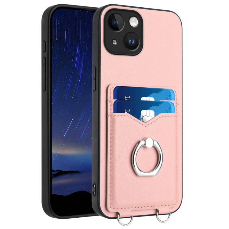حافظة هاتف مع حامل بطاقة وخاتم R20، لهاتف iPhone 14 Plus، لهاتف iPhone 14، لهاتف iPhone 14 Pro، لهاتف iPhone 14 Pro Max، لهاتف iPhone SE 2022 / SE 2020 / 8، لهاتف iPhone 13 Pro Max، لهاتف iPhone 13 Pro، لهاتف iPhone 13