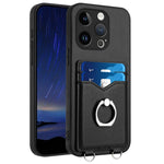 حافظة هاتف مع حامل بطاقة وخاتم R20، لهاتف iPhone 14 Plus، لهاتف iPhone 14، لهاتف iPhone 14 Pro، لهاتف iPhone 14 Pro Max، لهاتف iPhone SE 2022 / SE 2020 / 8، لهاتف iPhone 13 Pro Max، لهاتف iPhone 13 Pro، لهاتف iPhone 13