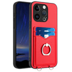 حافظة هاتف مع حامل بطاقة وخاتم R20، لهاتف iPhone 14 Plus، لهاتف iPhone 14، لهاتف iPhone 14 Pro، لهاتف iPhone 14 Pro Max، لهاتف iPhone SE 2022 / SE 2020 / 8، لهاتف iPhone 13 Pro Max، لهاتف iPhone 13 Pro، لهاتف iPhone 13