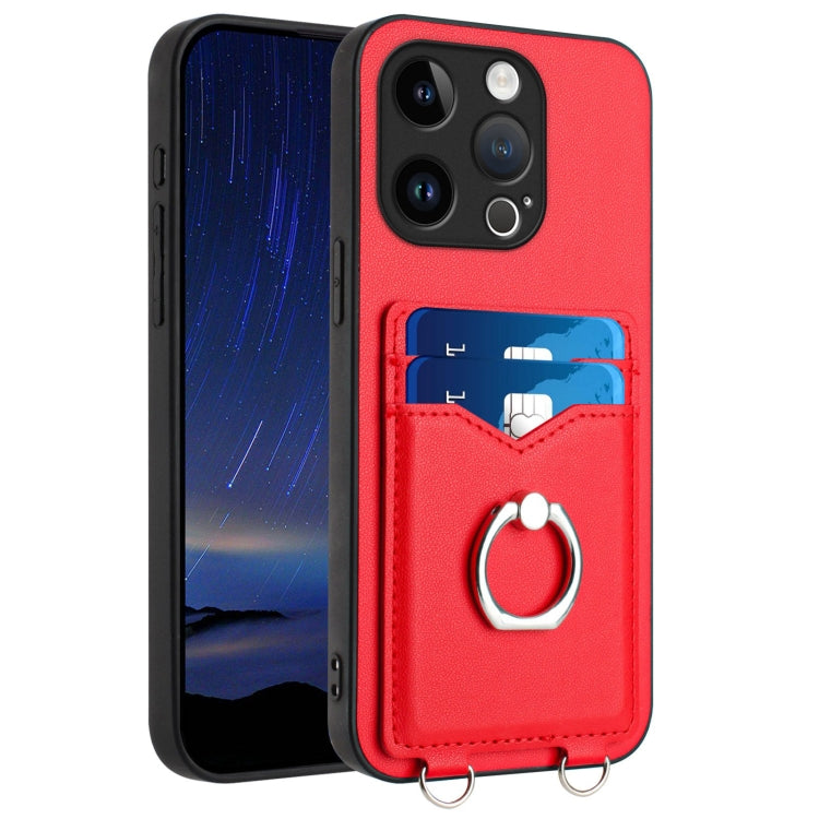 حافظة هاتف مع حامل بطاقة وخاتم R20، لهاتف iPhone 14 Plus، لهاتف iPhone 14، لهاتف iPhone 14 Pro، لهاتف iPhone 14 Pro Max، لهاتف iPhone SE 2022 / SE 2020 / 8، لهاتف iPhone 13 Pro Max، لهاتف iPhone 13 Pro، لهاتف iPhone 13