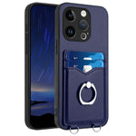 حافظة هاتف مع حامل بطاقة وخاتم R20، لهاتف iPhone 14 Plus، لهاتف iPhone 14، لهاتف iPhone 14 Pro، لهاتف iPhone 14 Pro Max، لهاتف iPhone SE 2022 / SE 2020 / 8، لهاتف iPhone 13 Pro Max، لهاتف iPhone 13 Pro، لهاتف iPhone 13