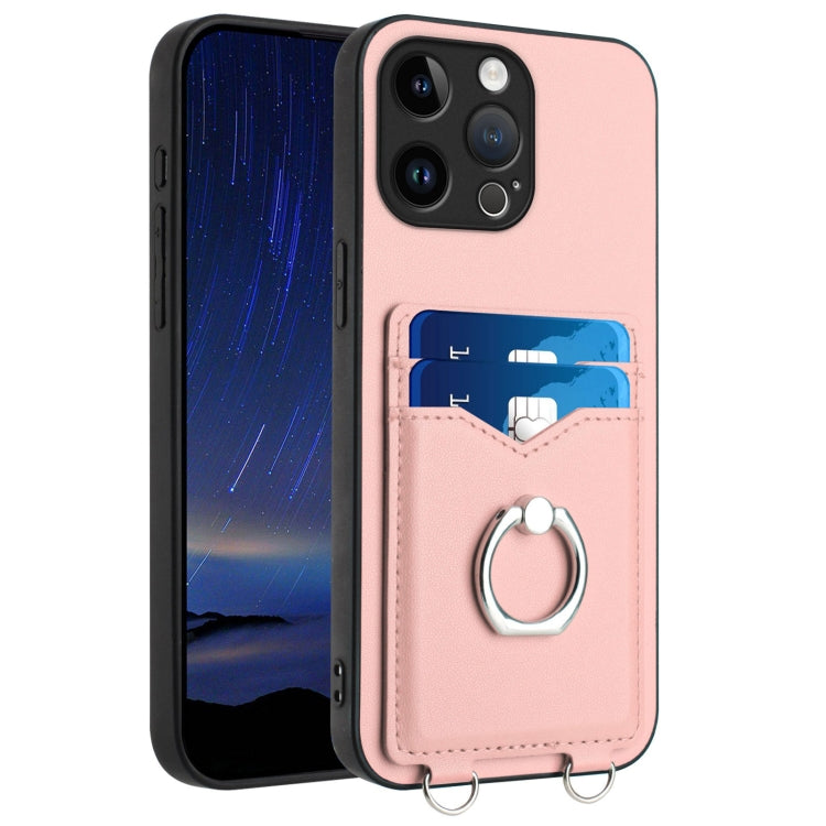 حافظة هاتف مع حامل بطاقة وخاتم R20، لهاتف iPhone 14 Plus، لهاتف iPhone 14، لهاتف iPhone 14 Pro، لهاتف iPhone 14 Pro Max، لهاتف iPhone SE 2022 / SE 2020 / 8، لهاتف iPhone 13 Pro Max، لهاتف iPhone 13 Pro، لهاتف iPhone 13