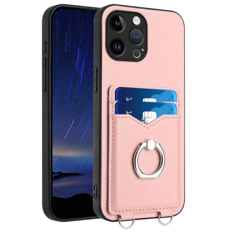 حافظة هاتف مع حامل بطاقة وخاتم R20، لهاتف iPhone 14 Plus، لهاتف iPhone 14، لهاتف iPhone 14 Pro، لهاتف iPhone 14 Pro Max، لهاتف iPhone SE 2022 / SE 2020 / 8، لهاتف iPhone 13 Pro Max، لهاتف iPhone 13 Pro، لهاتف iPhone 13