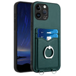 حافظة هاتف مع حامل بطاقة وخاتم R20، لهاتف iPhone 14 Plus، لهاتف iPhone 14، لهاتف iPhone 14 Pro، لهاتف iPhone 14 Pro Max، لهاتف iPhone SE 2022 / SE 2020 / 8، لهاتف iPhone 13 Pro Max، لهاتف iPhone 13 Pro، لهاتف iPhone 13