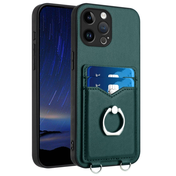 حافظة هاتف مع حامل بطاقة وخاتم R20، لهاتف iPhone 14 Plus، لهاتف iPhone 14، لهاتف iPhone 14 Pro، لهاتف iPhone 14 Pro Max، لهاتف iPhone SE 2022 / SE 2020 / 8، لهاتف iPhone 13 Pro Max، لهاتف iPhone 13 Pro، لهاتف iPhone 13