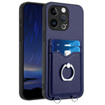 حافظة هاتف مع حامل بطاقة وخاتم R20، لهاتف iPhone 14 Plus، لهاتف iPhone 14، لهاتف iPhone 14 Pro، لهاتف iPhone 14 Pro Max، لهاتف iPhone SE 2022 / SE 2020 / 8، لهاتف iPhone 13 Pro Max، لهاتف iPhone 13 Pro، لهاتف iPhone 13