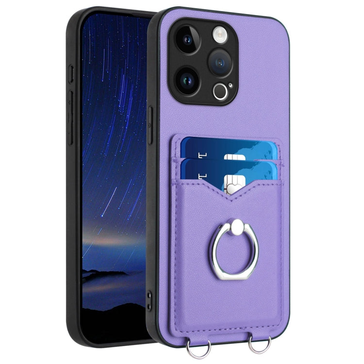 حافظة هاتف مع حامل بطاقة وخاتم R20، لهاتف iPhone 14 Plus، لهاتف iPhone 14، لهاتف iPhone 14 Pro، لهاتف iPhone 14 Pro Max، لهاتف iPhone SE 2022 / SE 2020 / 8، لهاتف iPhone 13 Pro Max، لهاتف iPhone 13 Pro، لهاتف iPhone 13